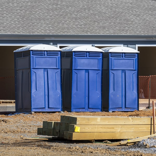 what is the expected delivery and pickup timeframe for the porta potties in Bray Oklahoma